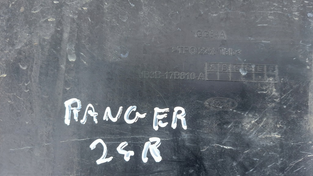 фото №9, Ford ranger 2019 r бампер накладка бампера задняя jb3b-17b810-a