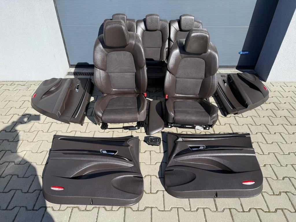 фото №1, Renault espace v комплект сидений 5 человек коричневая полукожа подогрев перед задняя