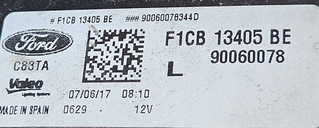 фото №7, Ford c-max лампа левая задняя f1cb13405be