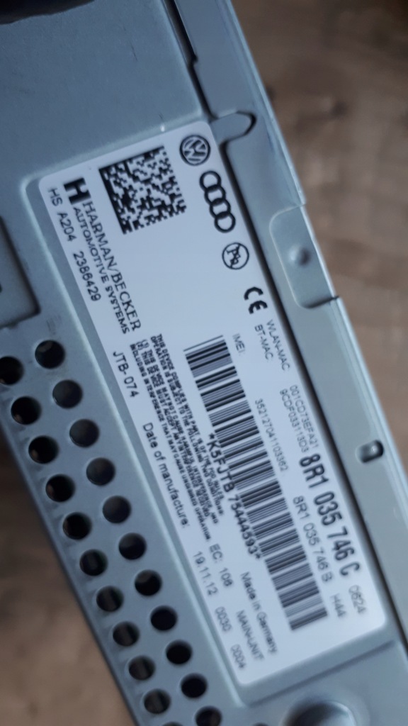 фото №6, S4 b8 lift a4 навигация mmi 3g + a5 q5 8r1035746c