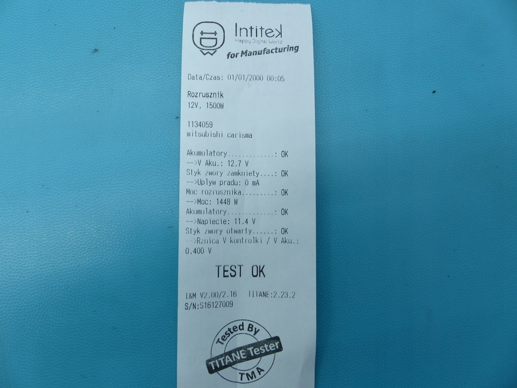 фото №6, Test стартер mitsubishi carisma 1.8 gdi