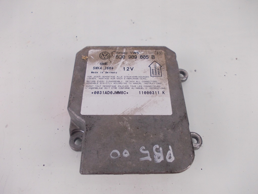 фото №1, Модуль подушка безопасности passat b5 6q0909605b