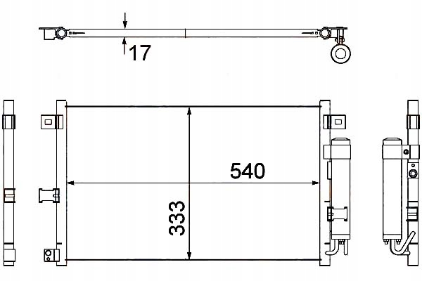 фото №2, Hella конденсатор радіатор кондиціонера