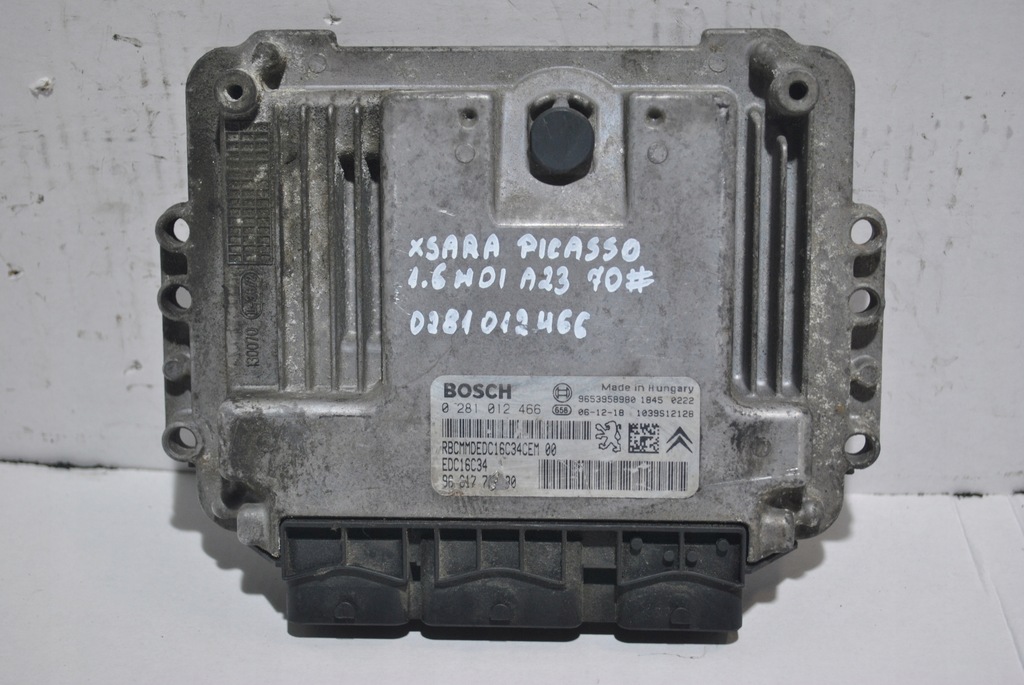 фото №1, Бортовой компьютер двигателя citroen xsara picasso 0281012466