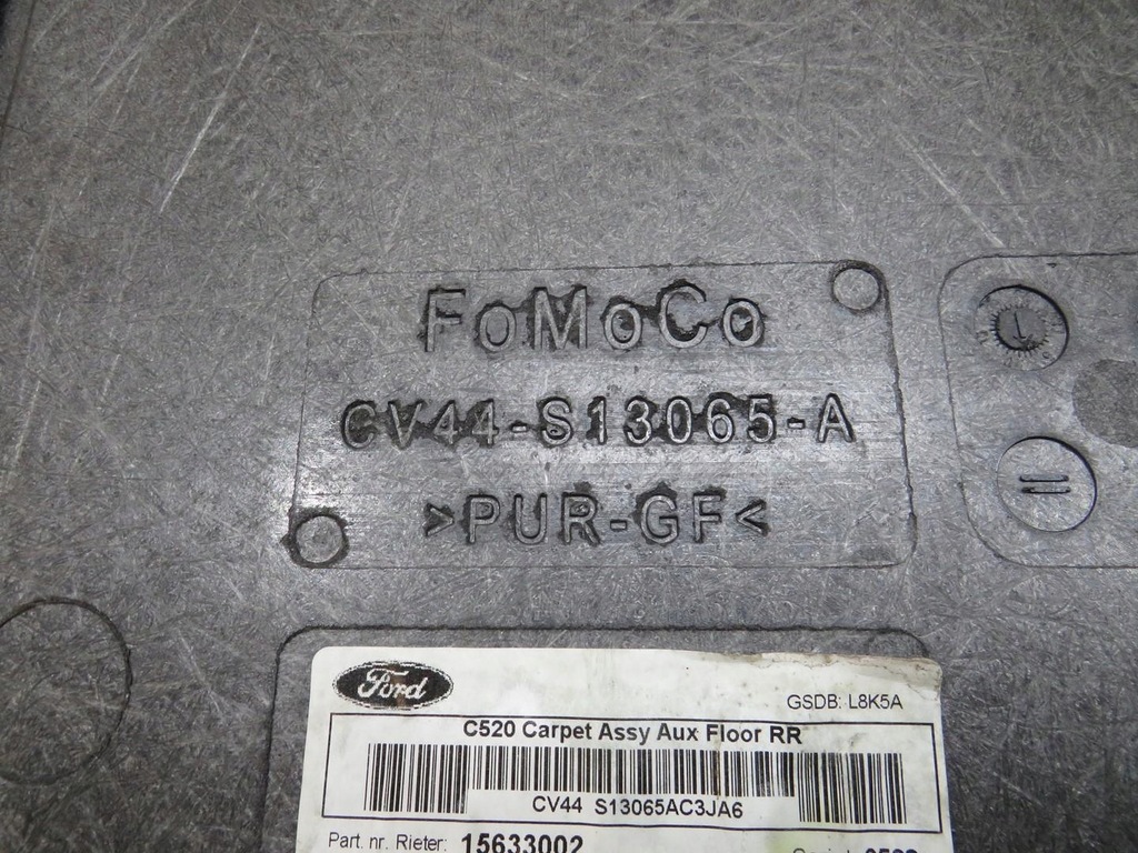 фото №8, Підлога килимок обшивка багажника ford kuga mk2 cv44-s13065-a