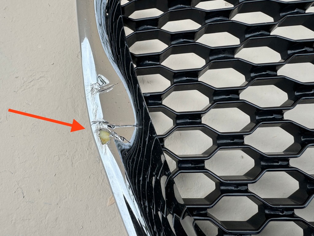 фото №10, Jaguar f-pace 16r- решётка радиатора решётка радиатора бампера перед передняя hk83-8b271 хром