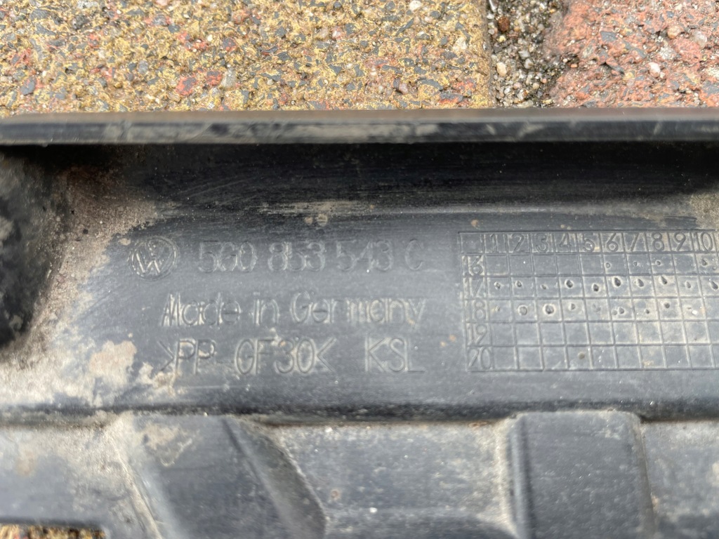 фото №3, Volkswagen golf vii r-line накладка порог левая оригинальная