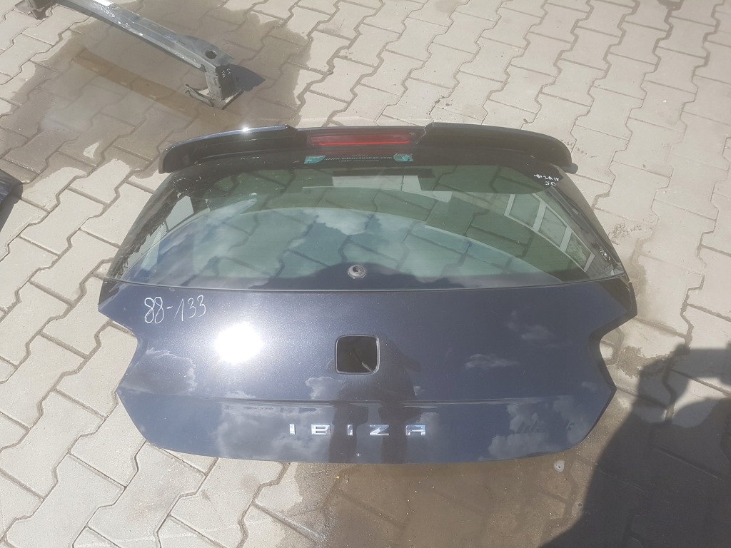 фото №1, Ibiza 4 iv 08-12r hb крышка багажника багажника задняя 5d