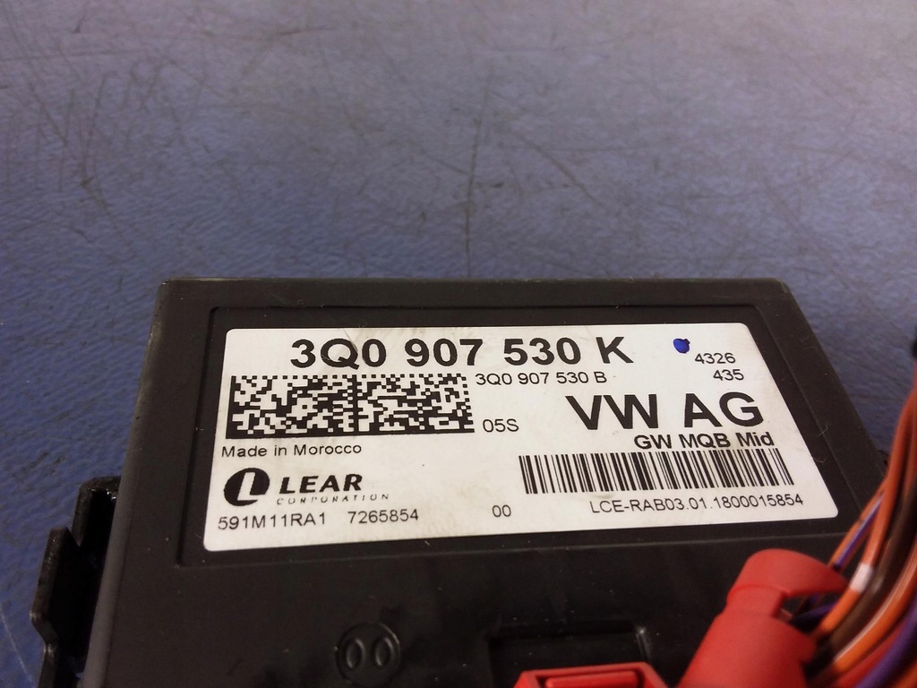 фото №4, Skoda octavia iii lift модуль шлюз 3q0907530k