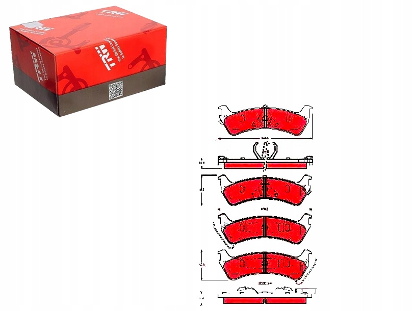 фото №1, Гальмівні колодки гальмівні ford задня explorer 4,0-5,0 4wd 94-