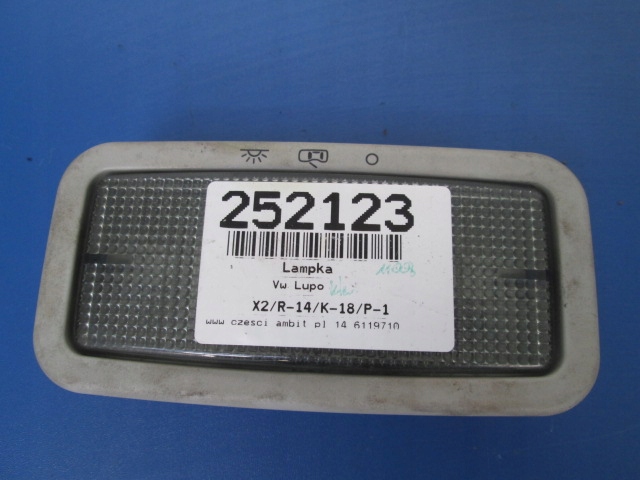 фото №1, Vw lupo 04r лампа стельовий світло внутрішнє