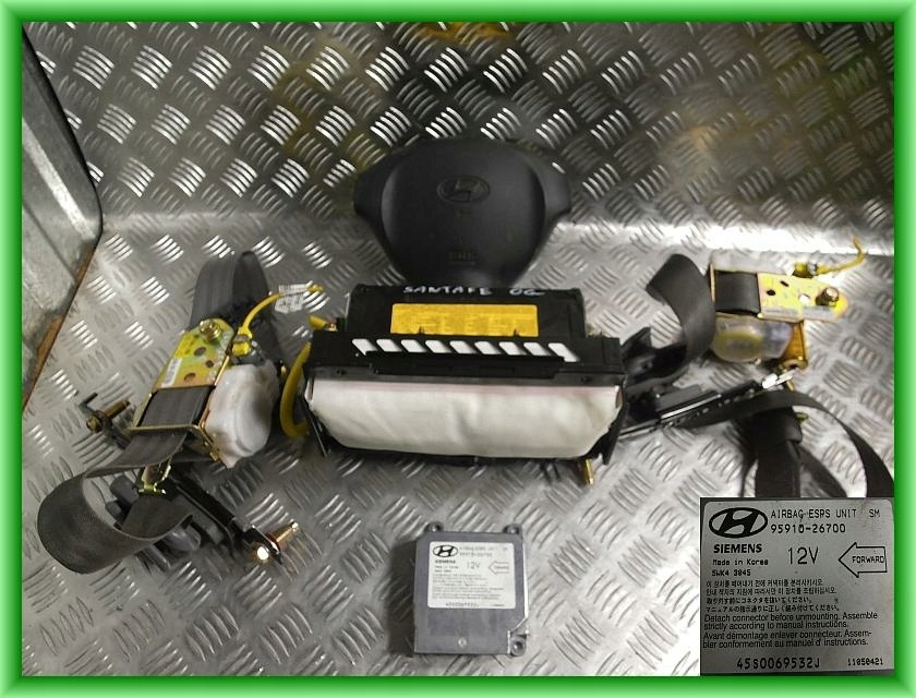 фото №1, Hyundai santa fe 06r lift подушка подушка безопасности подушки безопасности