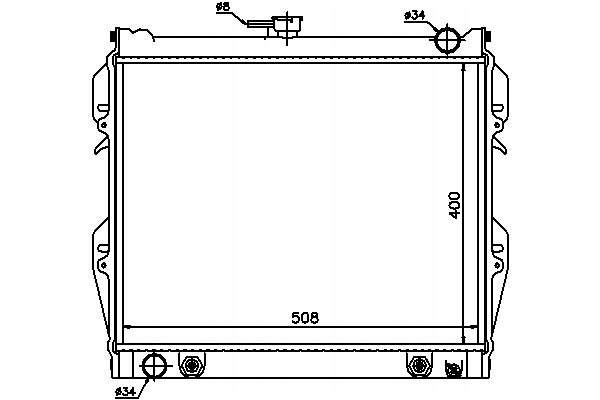 фото №2, Nissens радиатор двигателя toyota 4 runner hilux iv