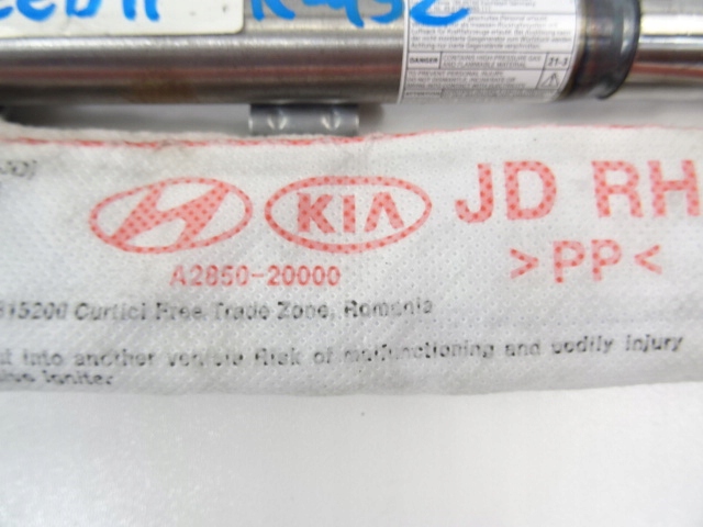 фото №4, Kia ceed ii подушка безопасности шторка безопасности правая a2850-20000