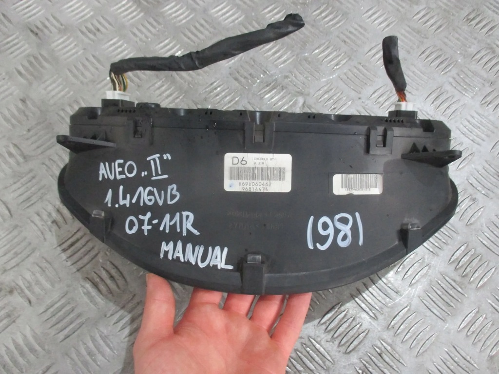 фото №10, Лічильник chevrolet aveo 07-11 1.4 b