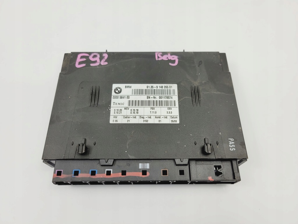 фото №1, Модуль блок управления сиденье bmw e92 9148265