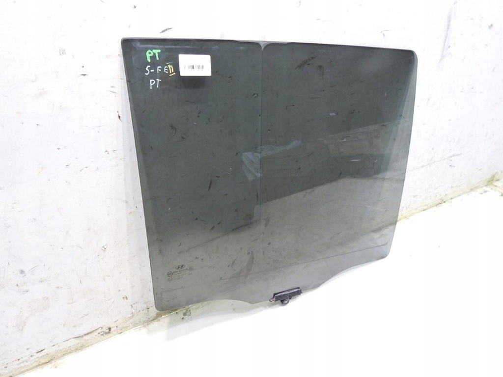 фото №3, Стекло дверь правый задняя hyundai santa fe ii