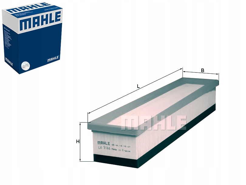 фото №1, Mahle lx 3144 фильтр воздуха