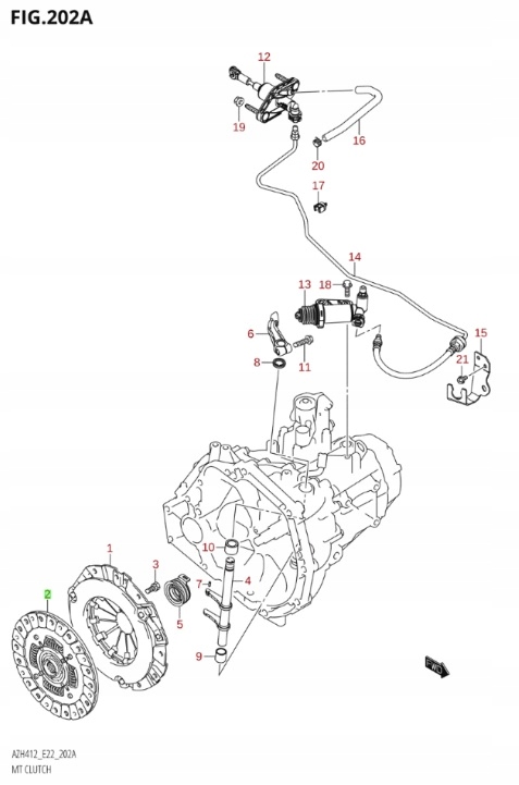 фото №11, Suzuki swift mk7 10 - диск зчеплення 1.2 orginał