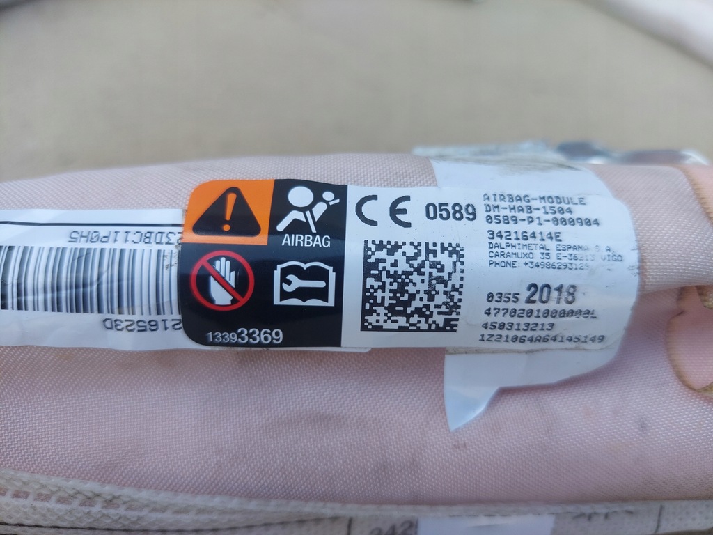 фото №4, Crossland x c3 aircross шторка безпеки повітряна ліва