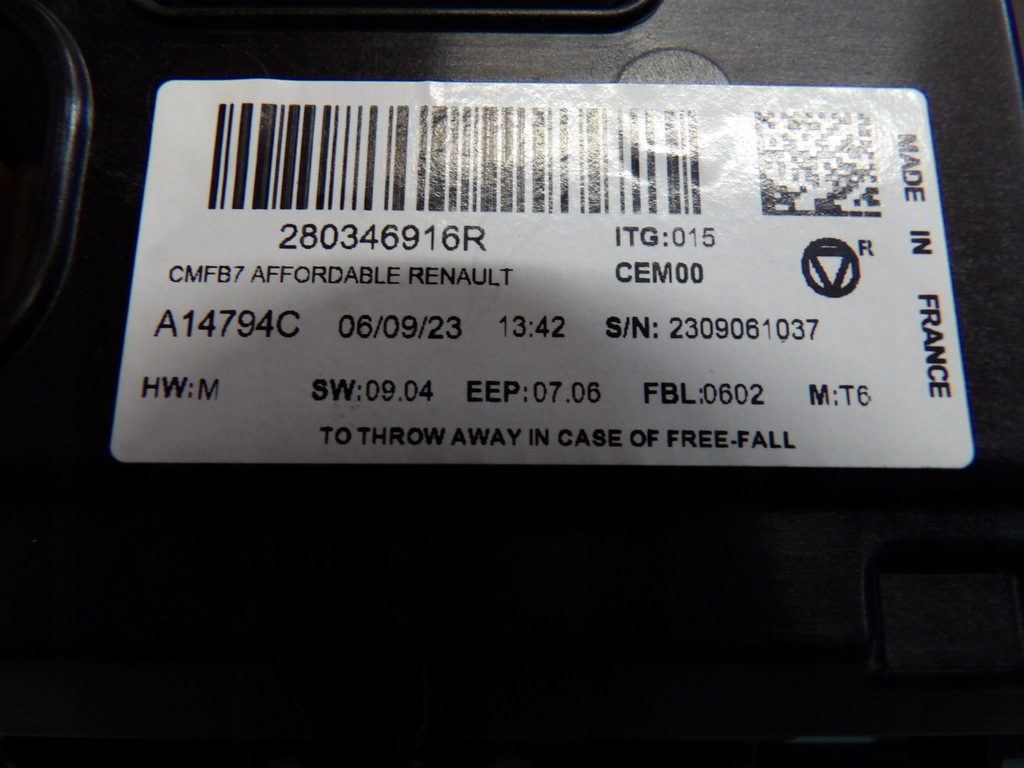 фото №3, Дисплей renault clio 5 v captur ii 280345916r