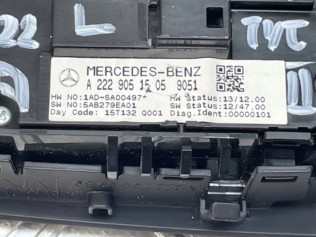 фото №9, Mercedes w222 управление кнопка переключатель окон левый задняя a2229051505