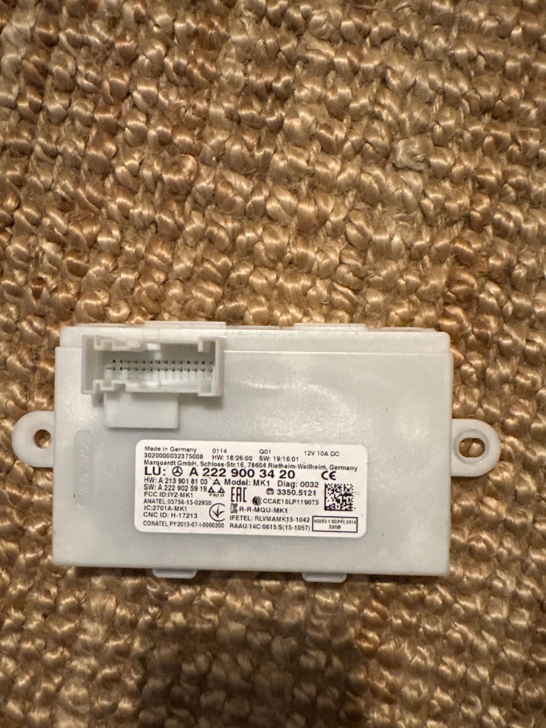 фото №1, Модуль блок керування keyless mercedes w222, a2229003420