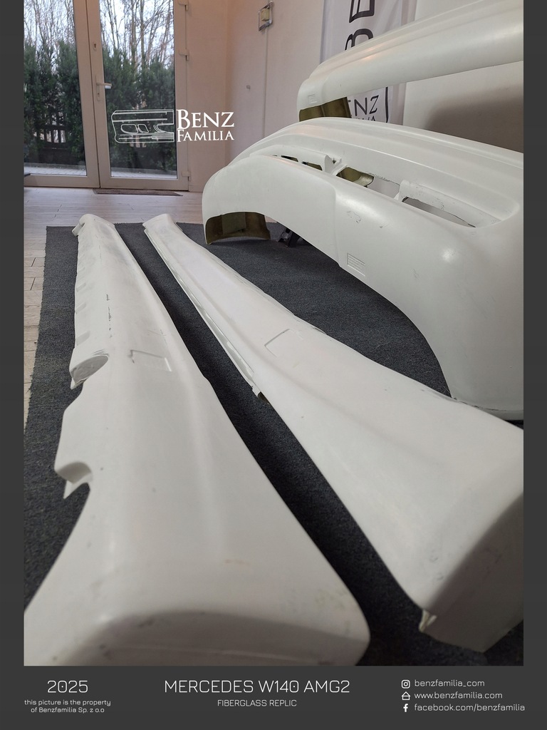 фото №9, Mercedes w140 amg2 pakiet/bodykit replika se/sel