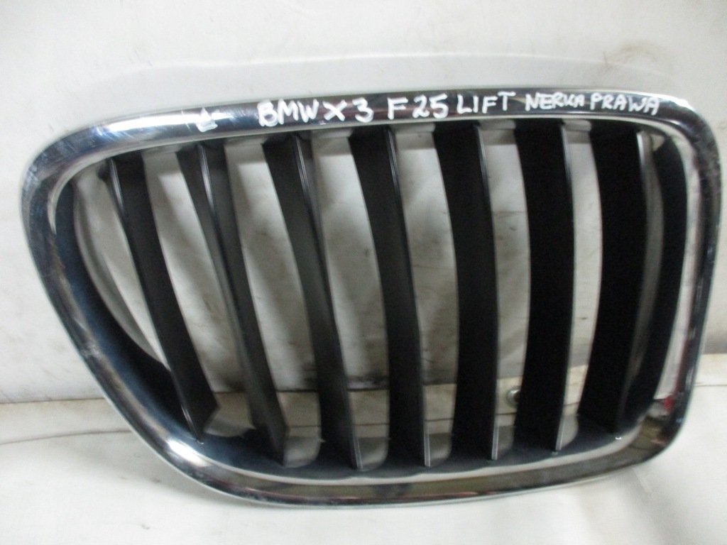 фото №1, Решітка радіатора, решітка радіатора, решітка радіатора правий bmw x3 f25 lift