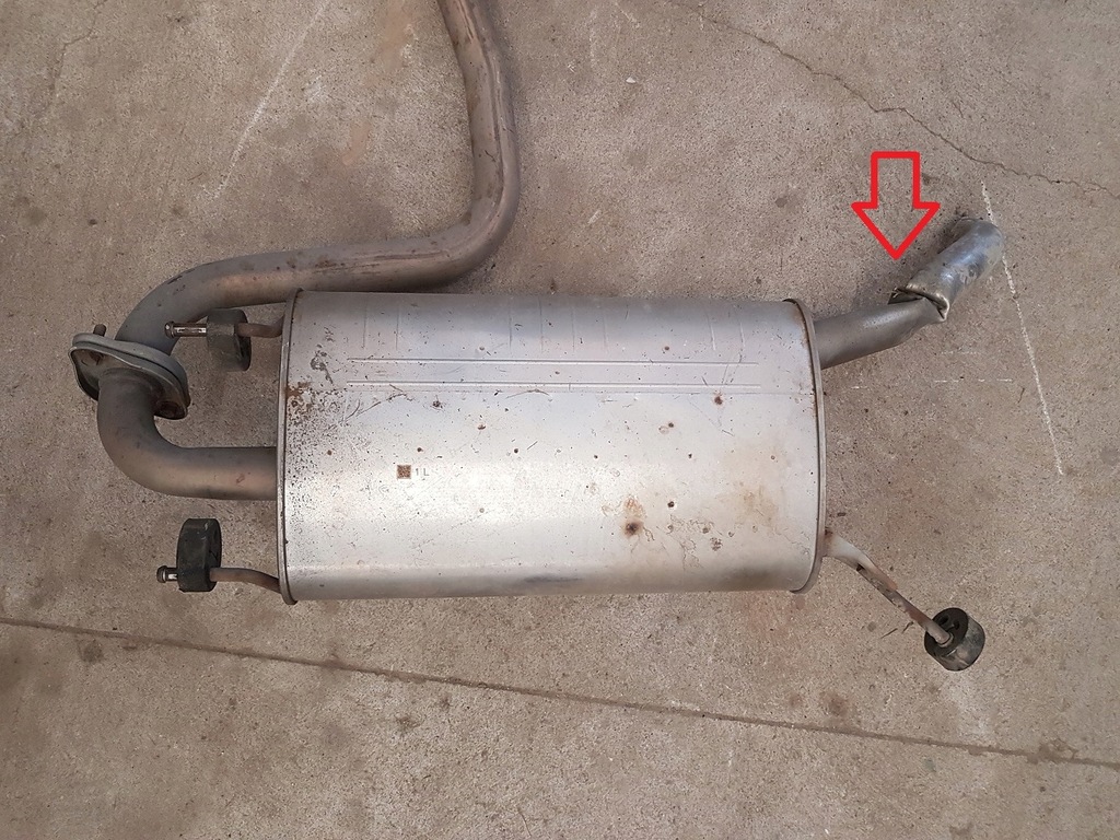 фото №8, Subaru xv crosstrek 17-22 гаситель конечный труба выхлопная 2.0b usa