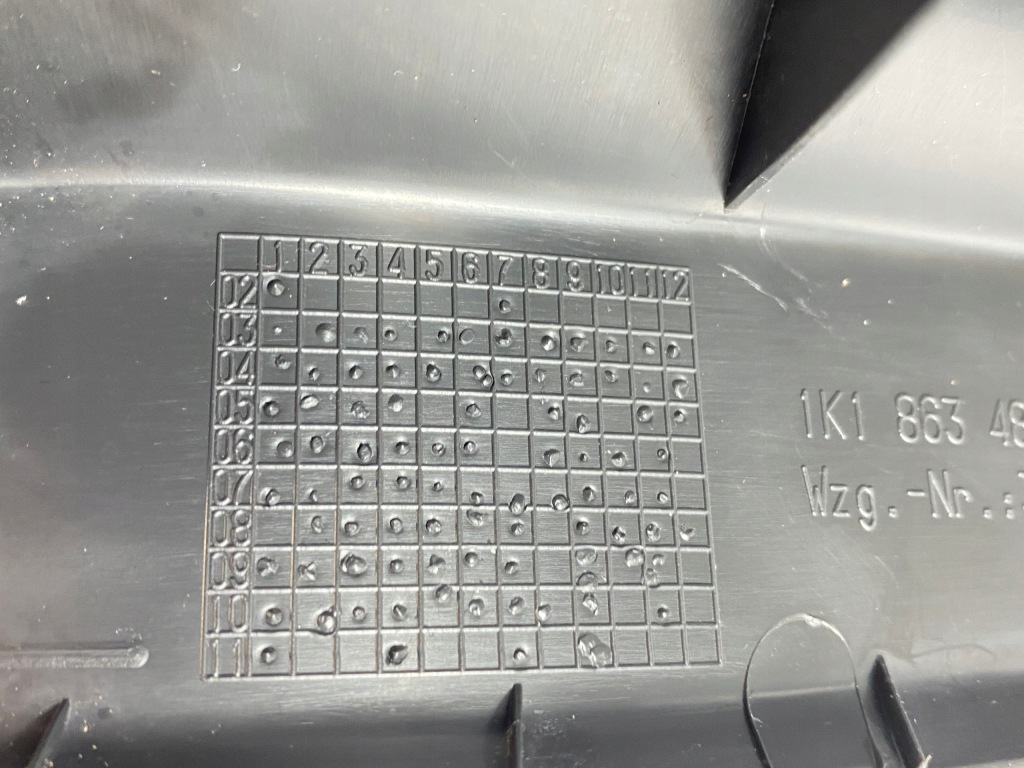 фото №3, Захист стійка поріг volkswagen оригінальний номер 1k1863483a