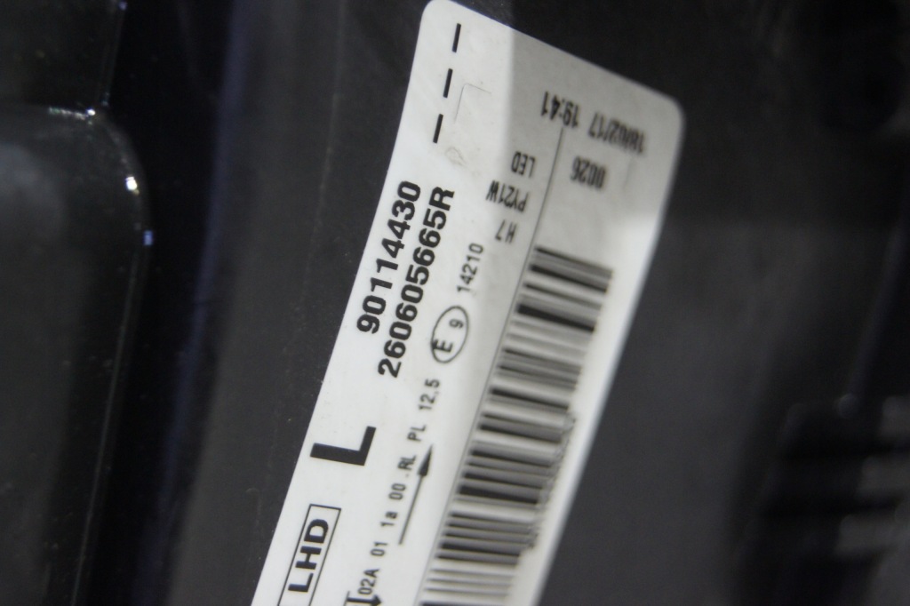 фото №5, Лампа лівий перед sandero ii lift 260605665r orginał