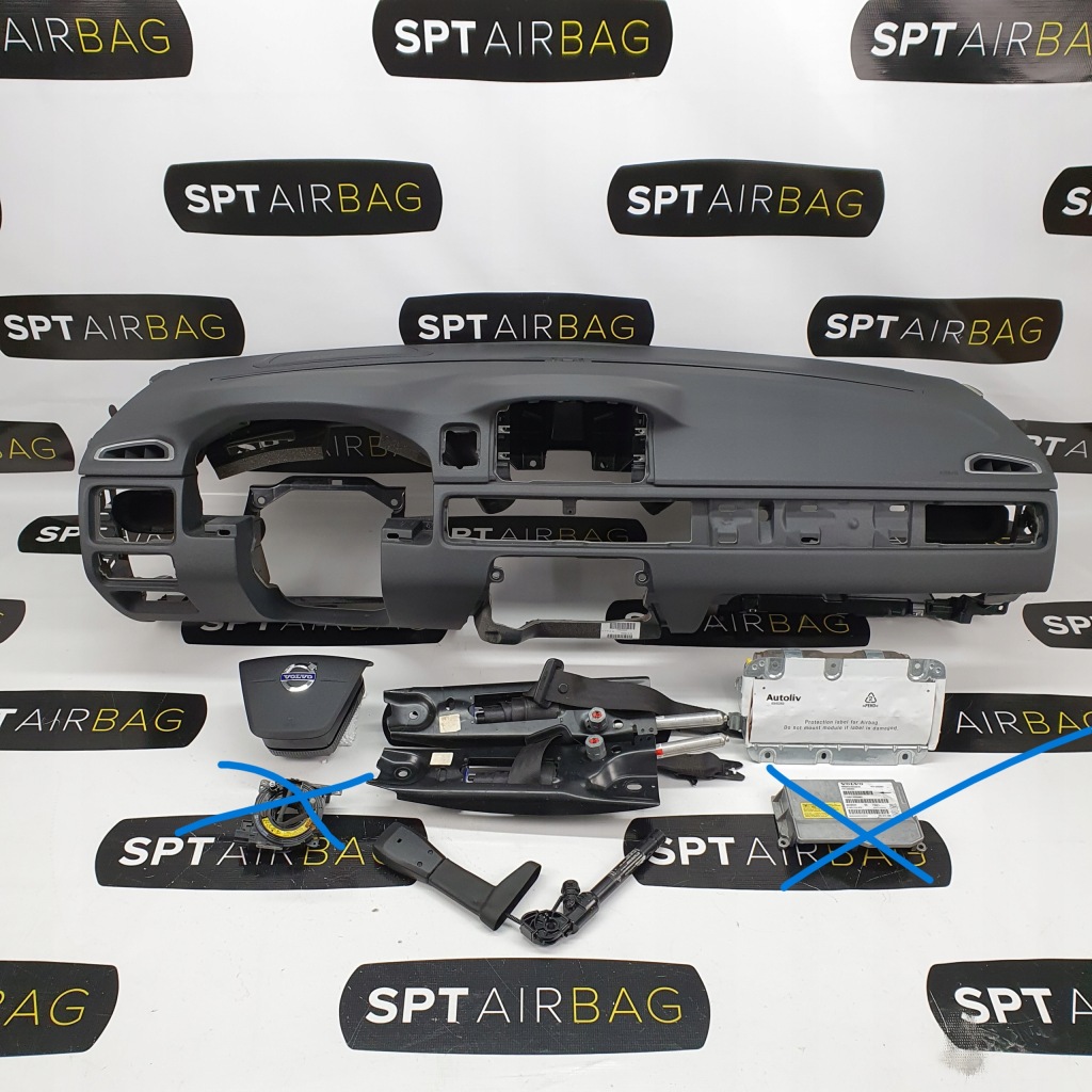 фото №1, V70 xc70 s80 0панель приладів консоль подушки безпеки ремені подушка безпеки