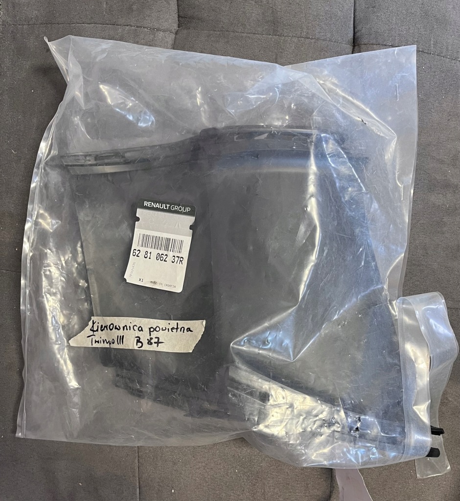 фото №1, Воздуховод воздуха renault twingo ii 2006-2014 628106237r