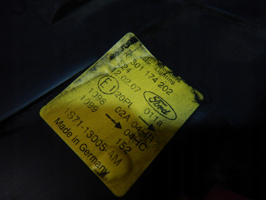 фото №7, Ford mondeo mk3 лампа перед правая фара правый 1s7113005am