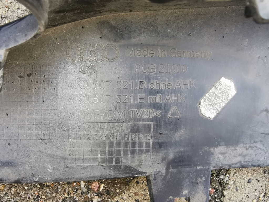 фото №12, Спойлер бампера задняя задний диффузор audi a6 c8 4k0