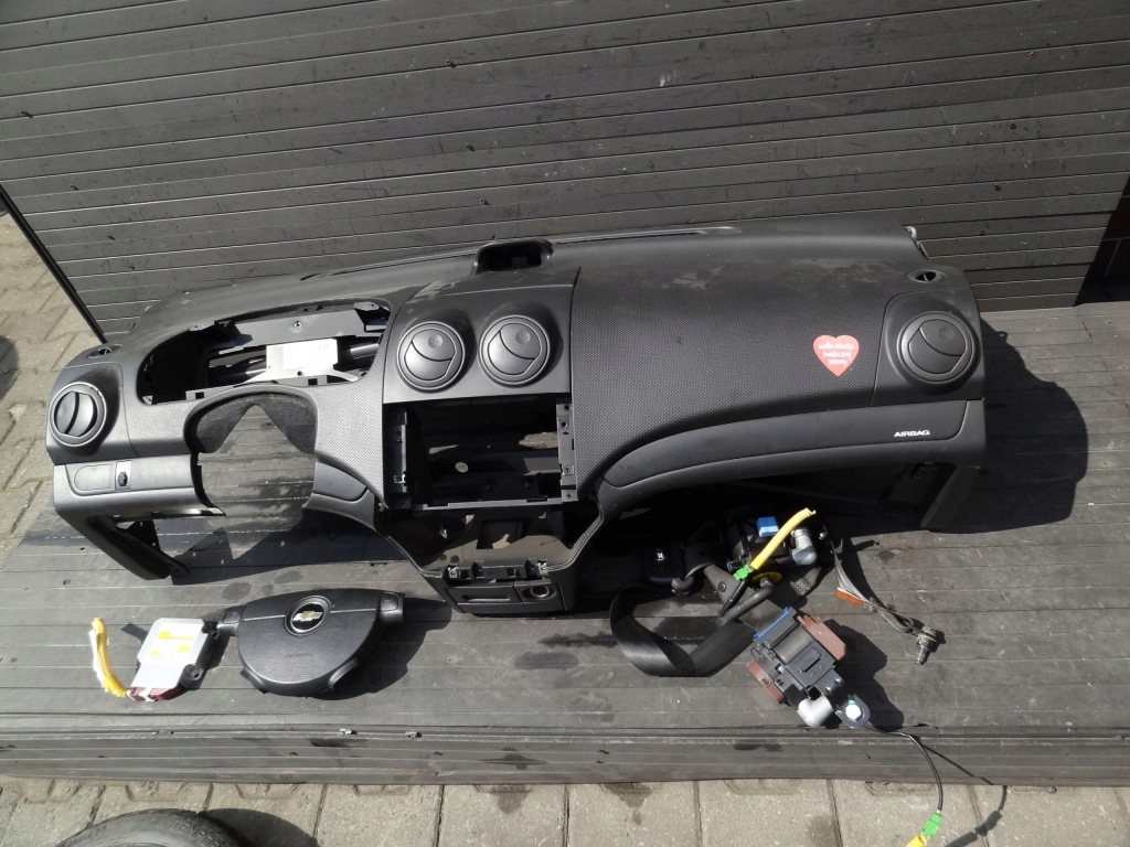 фото №1, Chevrolet aveo t250 sedan air приборная панель подушки безопасности ремни