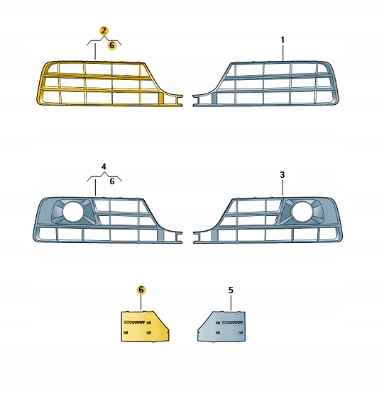 Купити Решітка радіатора заглушка решітка бампера audi a7 c7 права