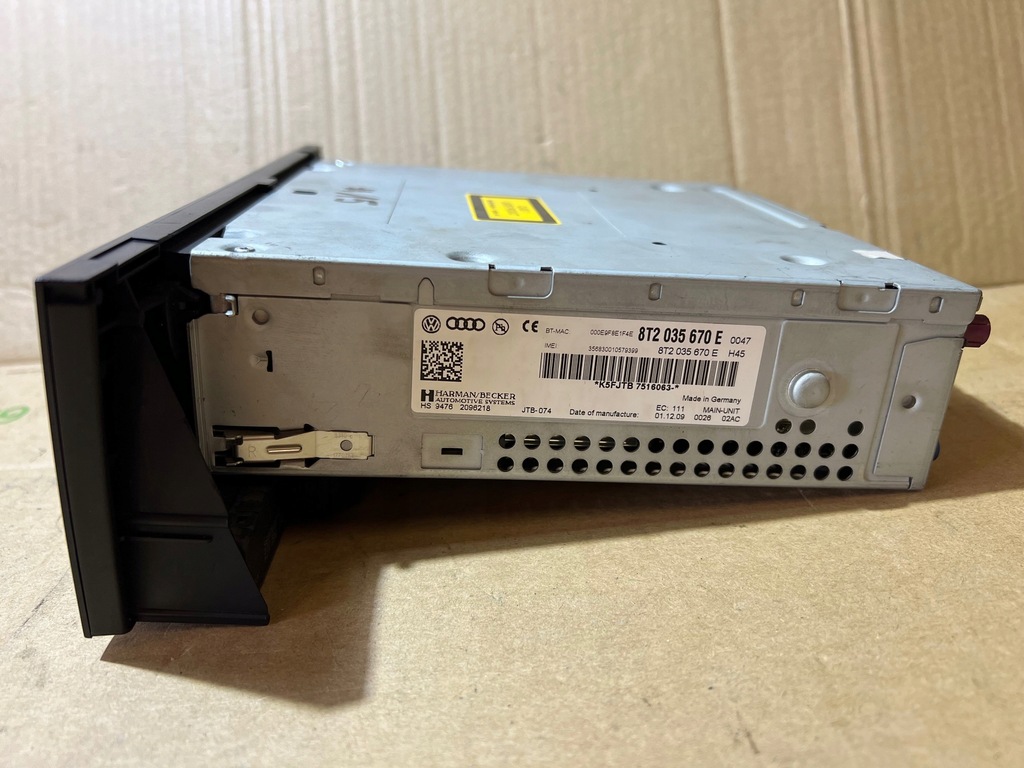 фото №6, Audi a5 s5 8t a4 b8 навигация считыватель мультимедиа 8t2035670e