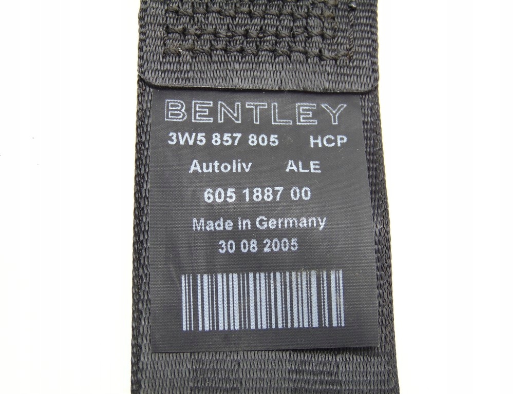 фото №3, Pas безопасности левый задняя bentley continental