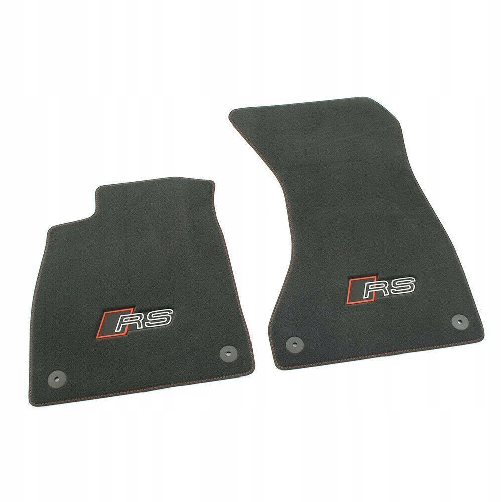 фото №11, Коврики напольные чёрный красный audi rs4 avant 8w 2018 оригинальный