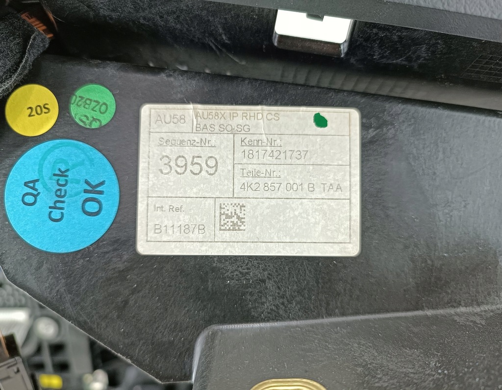 фото №9, Приборная панель приборная audi a7 c8 4k 4k2857001b uk