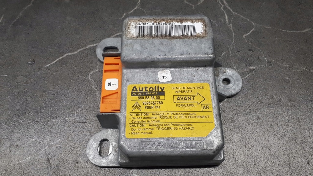 фото №1, 9628757780 датчик подушка безпеки citroen c2 c3