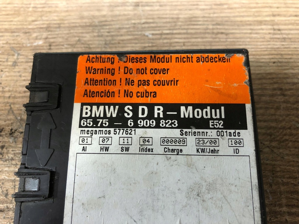 фото №4, 6909823 модуль сигнализация bmw z3 e36