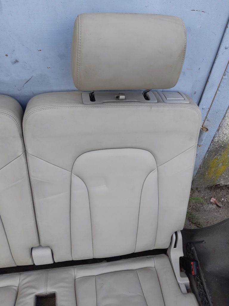 фото №8, Audi q7 4l сиденья iii 3 ряд обшивки кожа комплект