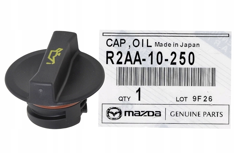 фото №1, Кришка заливної оливи mazda 2 3 5 6 cx5 cx7 mx5 rx8 r2aa-10-250 r2aa10250 оригінальний номер