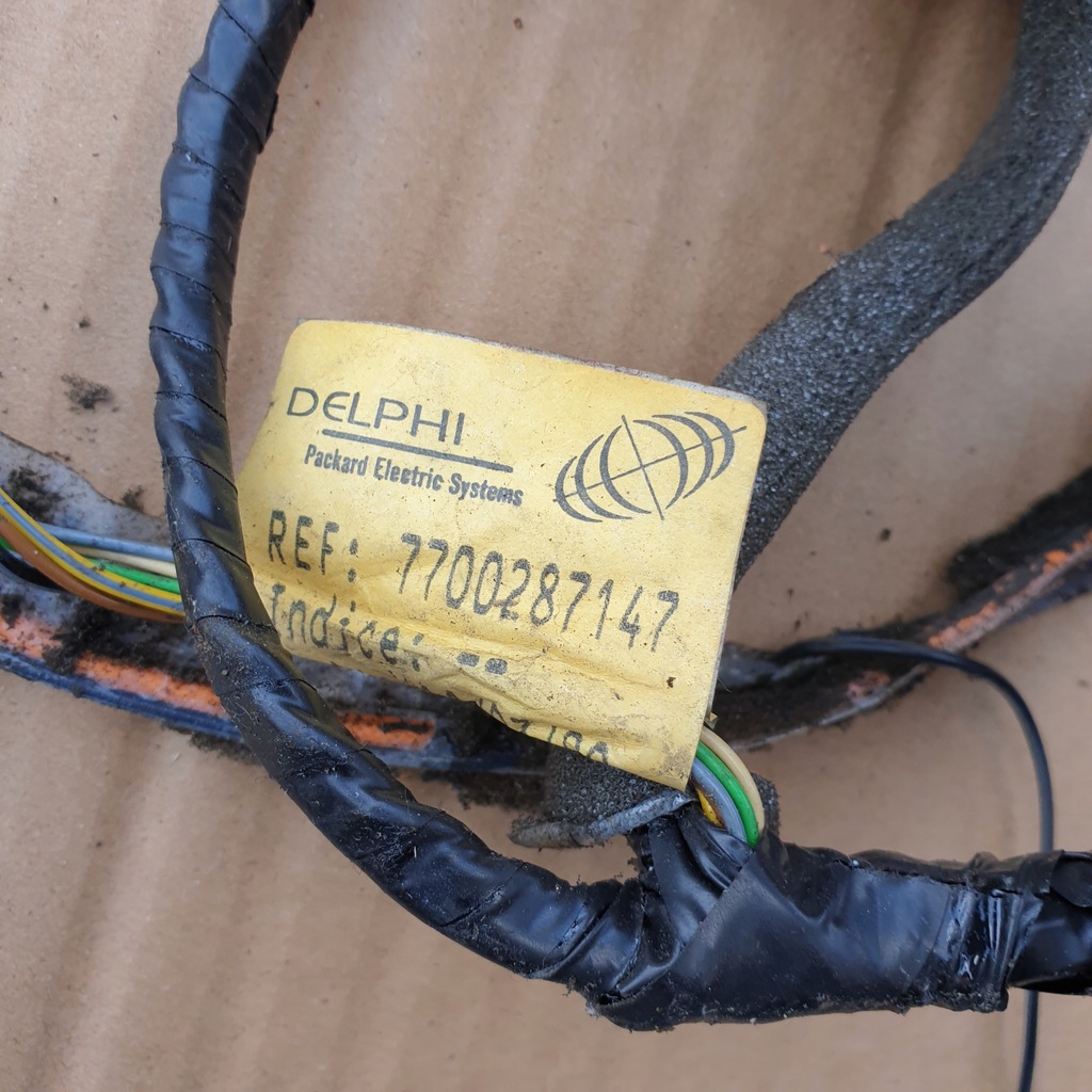 фото №3, Джгут електропроводка кабелі салону renault twingo i