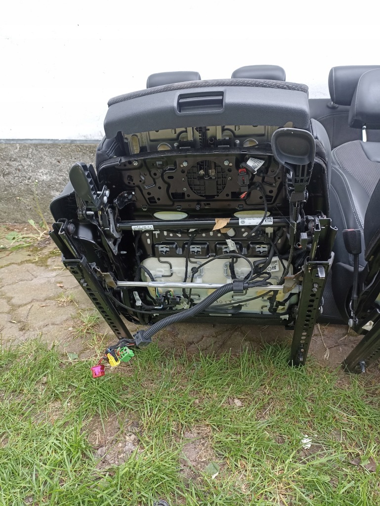 фото №10, Сиденья заднее сиденье кожа комплект audi a4 b9 s-line sedan uk