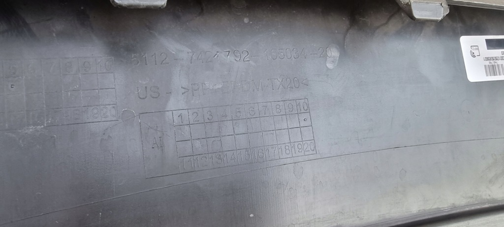 фото №8, Бампер перед накладка нижняя bmw x5 g05