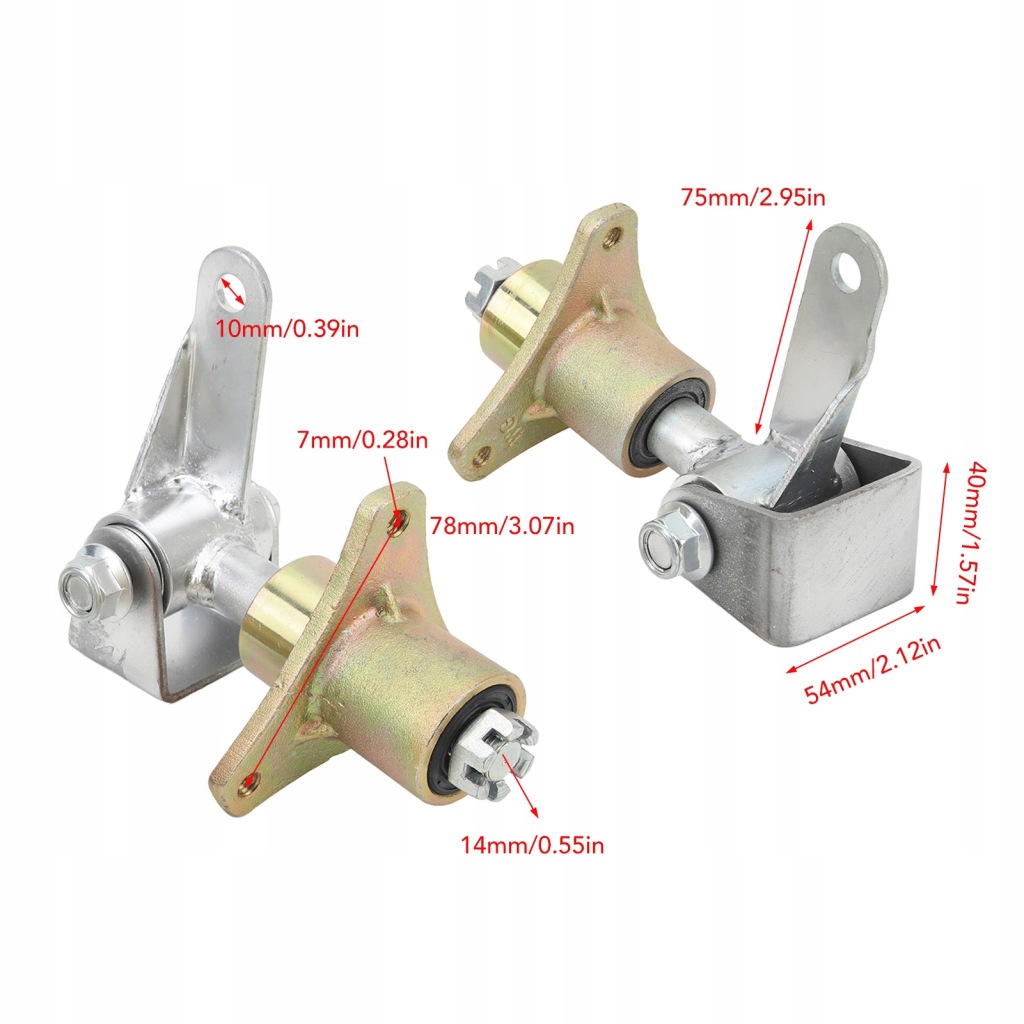 фото №6, 1 пара 14mm 3 штифты ступица kół передних